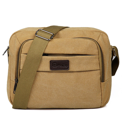 Van de Boodschappersbag casual portable van het gesp Stevige Uitstekende Canvas de Schouderzak