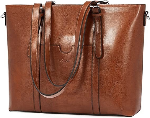 Het Leerboodschapper Bag 15,6 Duimlaptop Tote Bag van uitstekende Vrouwen