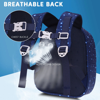 Waterdichte 3D Rocket Kids Backpack Anti Lost-de Astronautenschooltassen van Beeldverhaalmeisjes