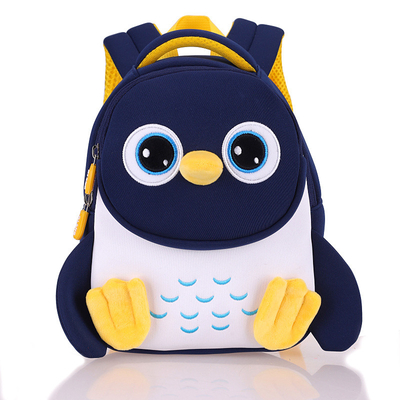 Van de de Rugzak 3D Baby van pinguïn Waterdichte Jonge geitjes van de Peuterkinderen de Schooltaskleuterschool