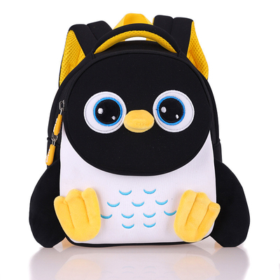 Van de de Rugzak 3D Baby van pinguïn Waterdichte Jonge geitjes van de Peuterkinderen de Schooltaskleuterschool