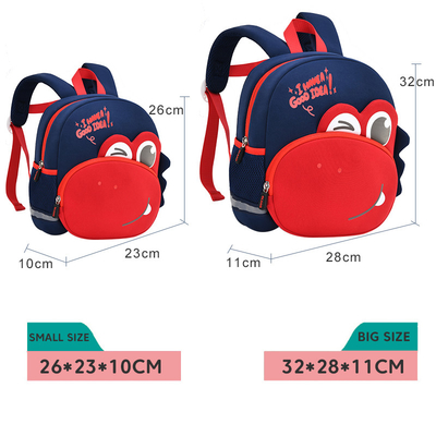 ODM van het de Rugzak 3D Beeldverhaal van Dinosaurusjonge geitjes de Peuterkleuterschool Mochila voor Jongensmeisjes 2-5 Jaar