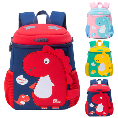 Van de Kleuterschoolmochila van de peuter 3D Dinosaurus Leuke het Beeldverhaalrugzak voor Jongensmeisjes