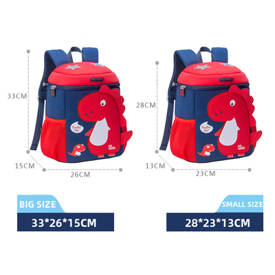 Van de Kleuterschoolmochila van de peuter 3D Dinosaurus Leuke het Beeldverhaalrugzak voor Jongensmeisjes