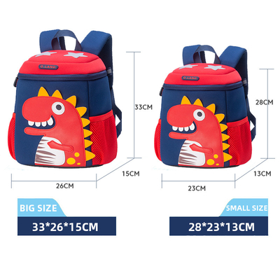 Van de Rugzakmochila van kleuterschool de Waterdichte Jonge geitjes van het de Dinosaurus 3D Leuke Beeldverhaal Peuter Bookbag