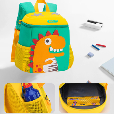 Van de Rugzakmochila van kleuterschool de Waterdichte Jonge geitjes van het de Dinosaurus 3D Leuke Beeldverhaal Peuter Bookbag