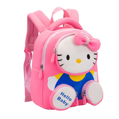 OEM 3D Cat Children Backpacks Kindergarten Schoolbag Rugzak van Kinderen Dierlijke Jonge geitjes