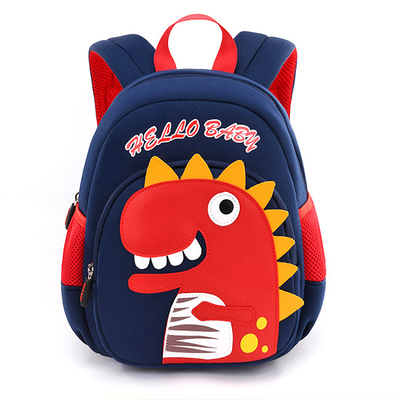 2 van de Kleuterschoolschooltassen van de groottepeuter van de Dinosauruskinderen de Rugzak 3D Beeldverhaal