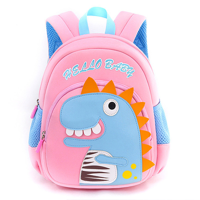 2 van de Kleuterschoolschooltassen van de groottepeuter van de Dinosauruskinderen de Rugzak 3D Beeldverhaal