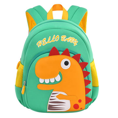 2 van de Kleuterschoolschooltassen van de groottepeuter van de Dinosauruskinderen de Rugzak 3D Beeldverhaal