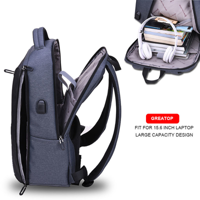 Laptop de Universiteitsrugzakken 15,6 Duim USB Anti-diefstal Daypacks van Mensen