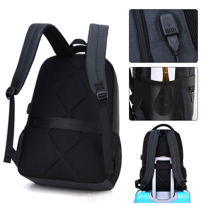 Extern USB die Laptop van Rugzakmensen Waterdichte Nylon Schooltassen laden