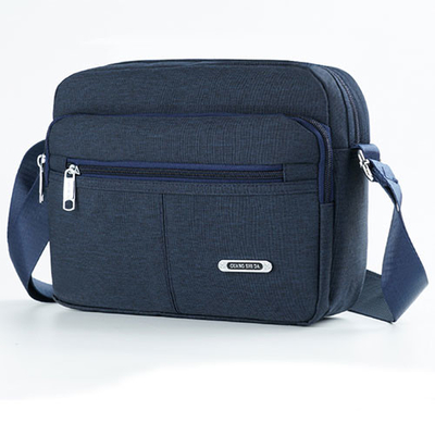 Boodschapper Bag Solid Buckle MultiPocket van de canvas de Toevallige Schouder