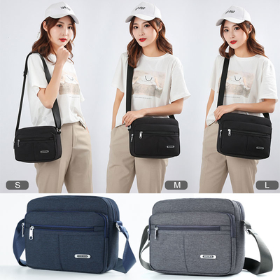 Boodschapper Bag Solid Buckle MultiPocket van de canvas de Toevallige Schouder