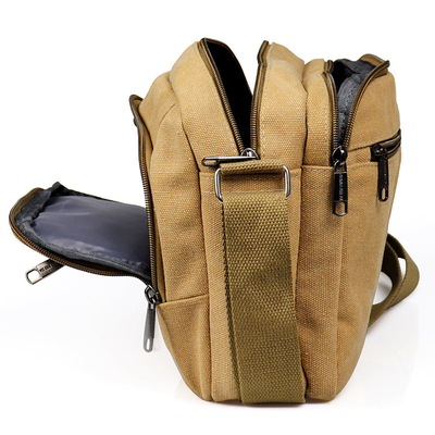 Van de Boodschappersbag casual portable van het gesp Stevige Uitstekende Canvas de Schouderzak