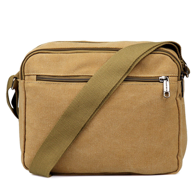 Van de Boodschappersbag casual portable van het gesp Stevige Uitstekende Canvas de Schouderzak