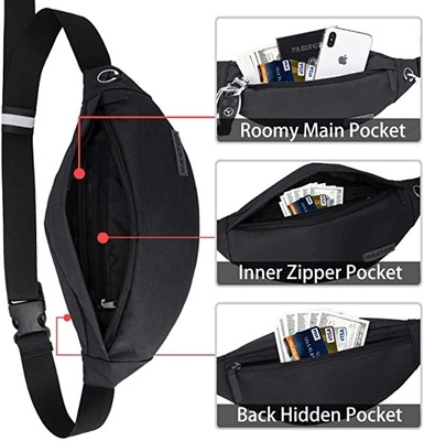 OEM Waterdichte Lopende Fanny Pack For Men Women Regelbaar Unisex-Bum Bag