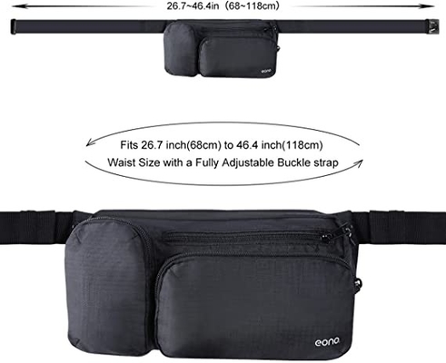 De grote Wandeling van Fanny Pack Multiple Pockets For van de Capaciteitsmanier