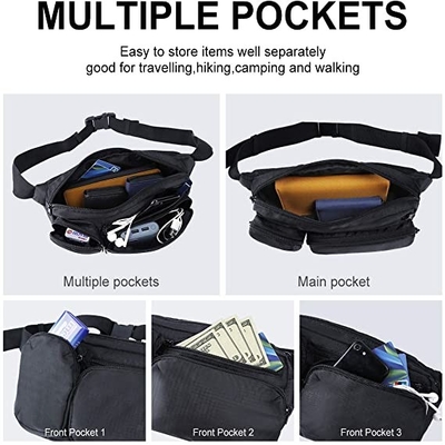 De grote Wandeling van Fanny Pack Multiple Pockets For van de Capaciteitsmanier