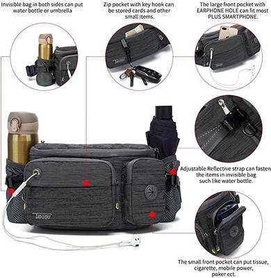 Bum Dog Walking Bag Running-Taillezak voor Wandeling het Cirkelen
