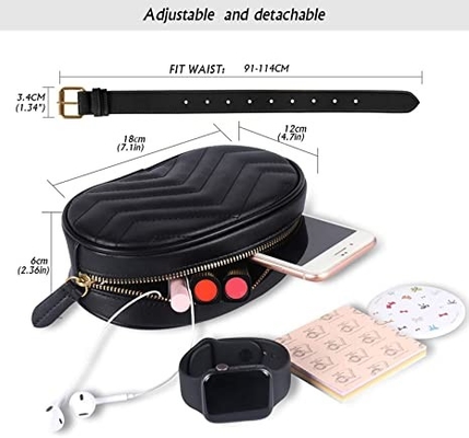 Kruis - Zak van de het Leer de Waterdichte Riem van Fanny Pack Pu van de lichaamsmanier
