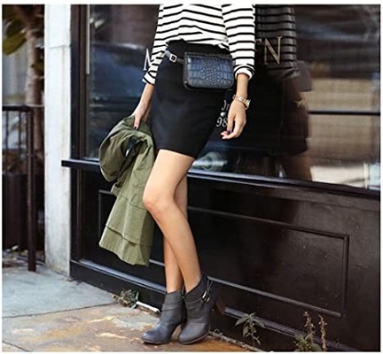 Krokodil Klein Kruis - lichaam Fanny Pack Pu Leather Purses met de Zakken van de Celtelefoon