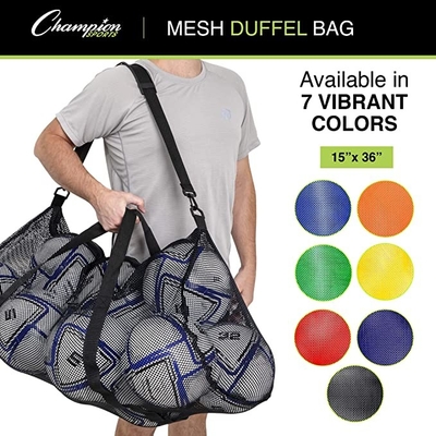 Overmaatse de Gymnastiekzak van Mesh Sports Duffle Bag Multipurpose met Regelbare Ritssluiting