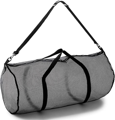 Overmaatse de Gymnastiekzak van Mesh Sports Duffle Bag Multipurpose met Regelbare Ritssluiting