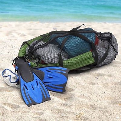 Overmaatse de Gymnastiekzak van Mesh Sports Duffle Bag Multipurpose met Regelbare Ritssluiting