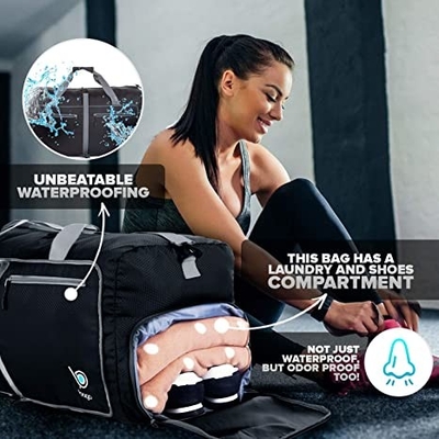 Vouwbare de Zak60l Duffel van Sportenduffle Rugzak voor Vrouwenmannen Lichtgewicht Waterdicht