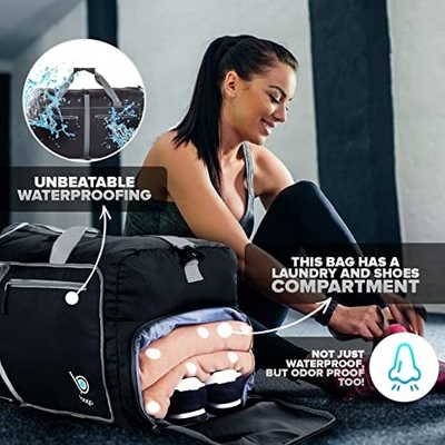 Vouwbare de Zak60l Duffel van Sportenduffle Rugzak voor Vrouwenmannen Lichtgewicht Waterdicht