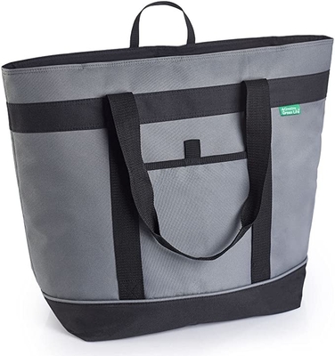 De Thermische Zachte Opgeruimde Geïsoleerde Koeler van Gray Insulated Cooler Bag HD