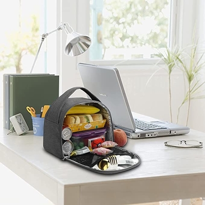 Geïsoleerde de Kruidenierswinkelzakken van het polyestervoering Geïsoleerde Strand Tote Cooler Bag Heavy Duty