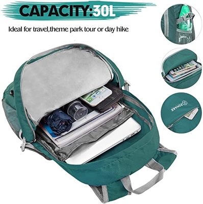 30l Packable die Bestand Lichtgewicht Vouwbaar van het Rugzakwater wandelen