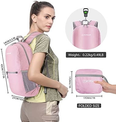 ODM Openlucht Vouwbare het Water Bestand 20l Packable Rugzak van de Wandelingsrugzak