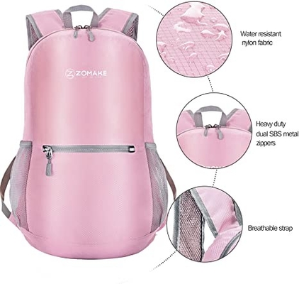 ODM Openlucht Vouwbare het Water Bestand 20l Packable Rugzak van de Wandelingsrugzak