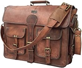400g Aktentas van de Boodschappersbag for laptop van het 14 Duim de Uitstekende Met de hand gemaakte Leer