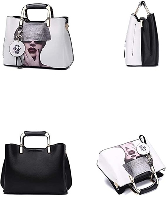 Van de de Luxehandtas van hoogste Handvatvrouwen van de de Schooltasschouder de Damesleer Tote Bags